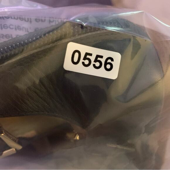 SAM EDELMAN Suzanna Leather Peep Toe Wedge Sandal Sz 8 Double Buckle Straps - Picture 12 of 13